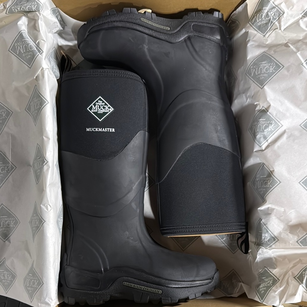Muck Muckmaster Black Boots